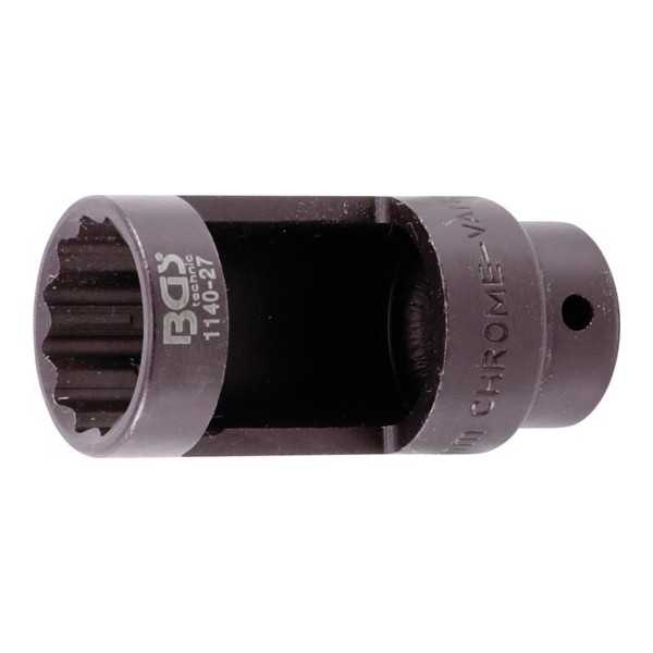 Douille pour sonde Lambda 12 5 mm 1/2" 27 mm douze pans fenÃªtre 28 mm