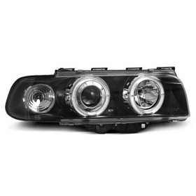 PHARES ANGEL EYES NOIR convient BMW E38 06