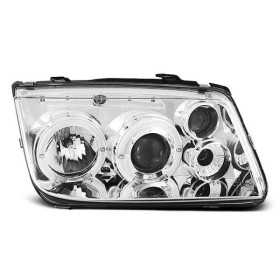 PHARES ANGEL EYES CHROME convient VW BORA 09