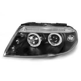 PHARES ANGEL EYES NOIR convient VW PASSAT 3BG 09
