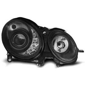 PHARES DAYLIGHT NOIR MERCEDES W211 E convient-KLASA 03/02 au 04/06