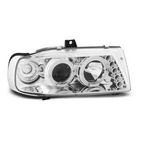 PHARES ANGEL EYES CHROME convient SEAT IBIZA / CORDOBA / POLO VARIANT