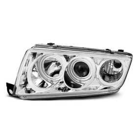 PHARES ANGEL EYES CHROME convient SKODA FABIA I 12