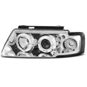 PHARES ANGEL EYES CHROME convient VW PASSAT B5 3B 11