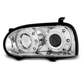 PHARES ANGEL EYES CHROME VW GOLF 3 correspond Ã  09