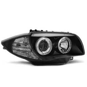 PHARES ANGEL EYES NOIR convient BMW 1 E87 / E81 / 82/88 04-11