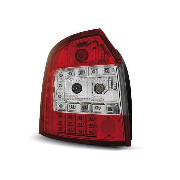 LED FEUX ROUGE BLANC fits AUDI A4 AVANT 10