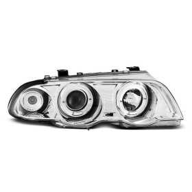 PHARES ANGEL EYES CHROME convient BMW E46 05