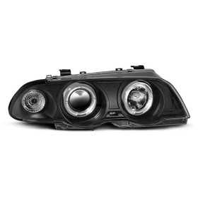 PHARES ANGEL EYES NOIR convient BMW E46 05