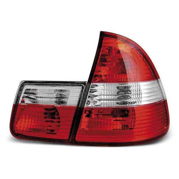 FEUX DE QUEUE ROUGE BLANC convient BMW E46 99-05 TOURING