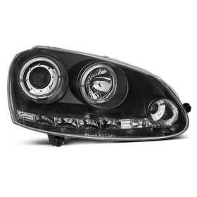 PHARES ANGEL EYES NOIR convient VW GOLF 5 10