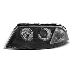 PHARES ANGEL EYES NOIR convient VW PASSAT 3BG B5 FL 09