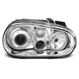 PHARES ANGEL EYES CHROME VW GOLF 4 convient 09