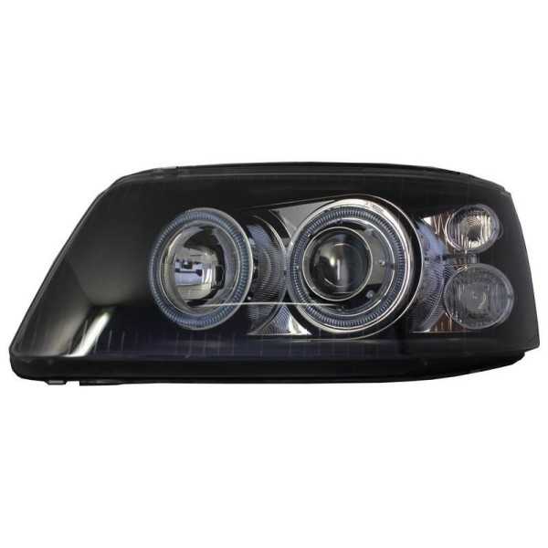Phares à double jantes Halo adaptés pour VW Transporter T5 (04.2003...