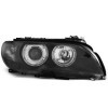 PHARES ANGEL EYES NOIR convient BMW E46 COUPE CABRIO 04