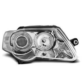 PHARES ANGEL EYES CHROME convient VW PASSAT B6 3C 03