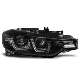 PHARES LED U-LIGHT BLACK convient BMW F30 / F31 10.11 Ã  05.15