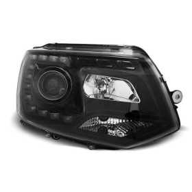 PHARES TRUE BLACK DRL convient VW T5 2010-2015 | tuning tec | Phare...