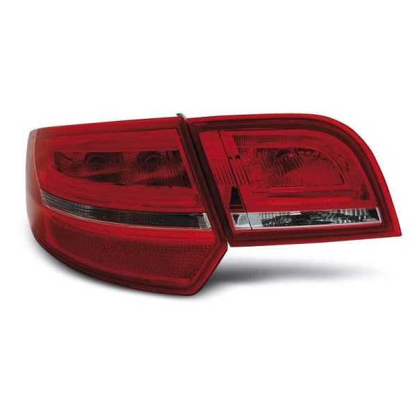 LED FEUX ROUGE BLANC fits AUDI A3 8P 04-08 SPORTBACK