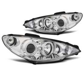 PEUGEOT 206 02- ANGEL EYES CHROME CCFL