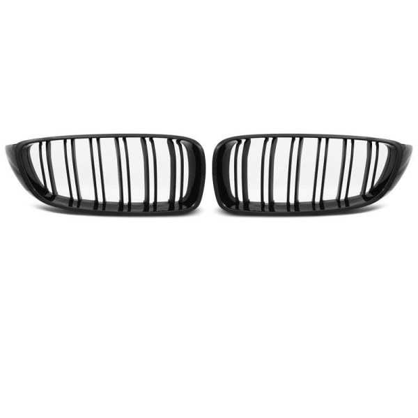 CADRE NOIR BRILLANT GRILLE REGARD SPORT convient BMW F32