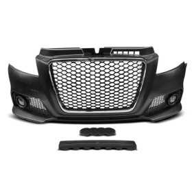 PARE-CHOC AVANT SPORT NOIR CHROME AUDI A3 convient 08-12