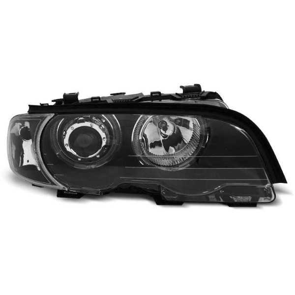 LED PHARES ANGEL EYES NOIR convient BMW E46 04