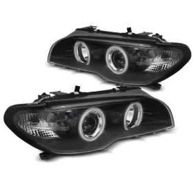 CCFL PHARES ANGEL EYES NOIR convient BMW E46 COUPE CABRIO 04