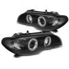 CCFL PHARES ANGEL EYES NOIR convient BMW E46 COUPE CABRIO 04
