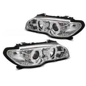 XENON ANGEL EYES CCFL CHROME convient BMW E46 COUPÃ‰ CABRIO 04