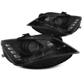 PHARES TRUE BLACK DRL convient SEAT SEAT IBIZA 6J 12-15 | tuning te...