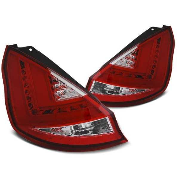 FORD FIESTA MK7 12-16 HB ROUGE BLANC LED BAR