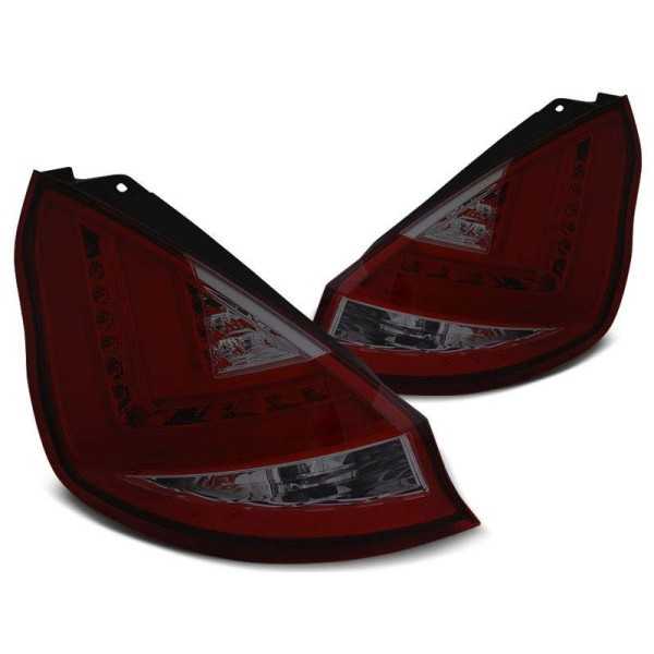 FORD FIESTA MK7 08-12 HB RED SMOKE BAR LED
