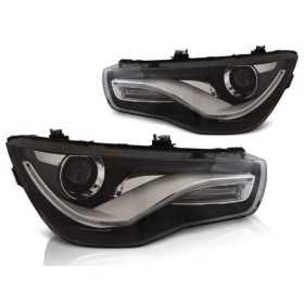 PHARES TRUE BLACK DRL A1 correspond AUDI 04.10 Ã  12.14