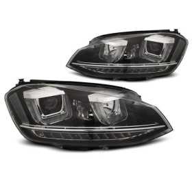 PHARES U LED LUMIERE DRL BLACK correspond VW GOLF 7 11