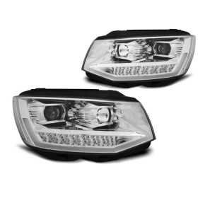 PHARES TUBE LUMINEUX DRL CHROME convient VW T6 15-19