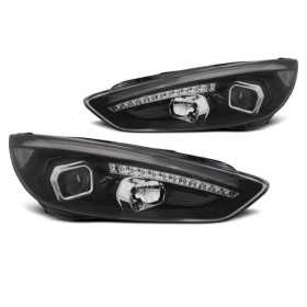 FORD FOCUS MK3 15-18 BLACK LED DRL