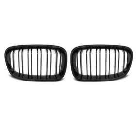 CALANDRE NOIR BRILLANT DOUBLE BAR SPORT LOOK convient BMW F20 F21 11 Ã  12