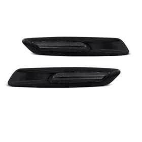 DIRECTION DE FUMÃ‰E SIDE NOIR BRILLANT LED F10 STYLE convient BMW E60 / E90 / E92 / E82