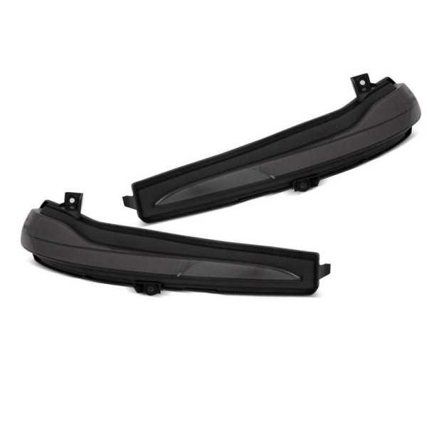 DIRECTION DE LA COTE EN FUMÃ‰E MIROIR LED SEQ convient MERCEDES W205 / W213 / W222