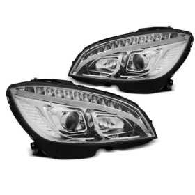 PHARES TUBE DE LUMIÃˆRE CHROME SEQ convient MERCEDES W204 07-10
