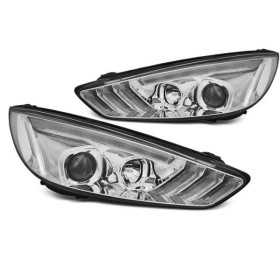 FORD FOCUS MK3 15-18 CHROME DRL LED SEQ INDICAOR