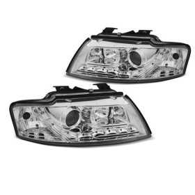 PHARES DAYLIGHT CHROME AUDI A4 B6 convient CABRIO 02-06
