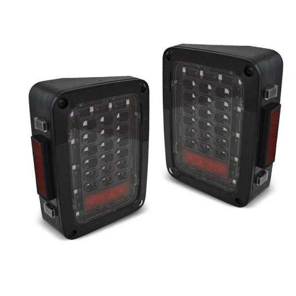 CHRYSLER JEEP WRANGLER LED JK 07-18 BLACK
