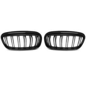 CALANDRE NOIR BRILLANT DOUBLE BAR BMW convient F45 / F46 14-18