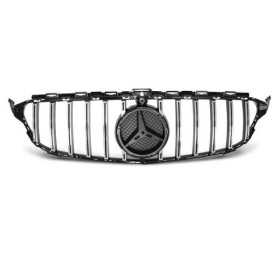 SPORT NOIR BRILLANT GRILLE CHROME convient MERCEDES W205 14-18