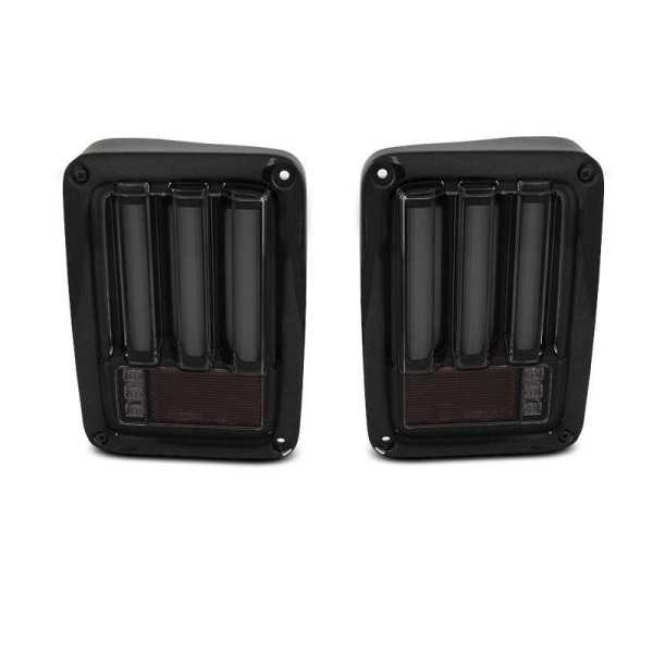 CHRYSLER JEEP WRANGLER JK 07-18 LED SMOKE barre noire