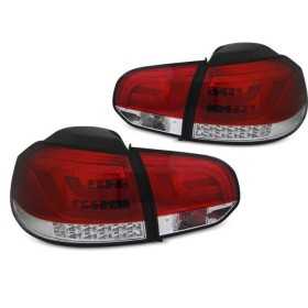 LED BAR FEUX ROUGE Whie convient VW GOLF 6 10