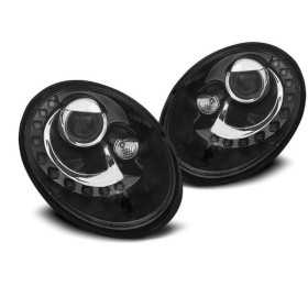 PHARES DAYLIGHT NOIR convient VW NEW BEETLE 06-12