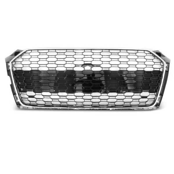 SPORT GRILLE CHROME BRILLANT NOIR ajustement AUDI A5 19-